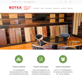 Screenshot botex.de