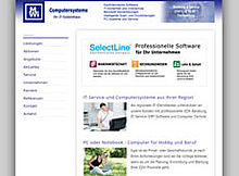 Website-Screenshot MWi-Computersysteme