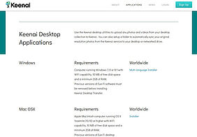 Keenai Website Software Download