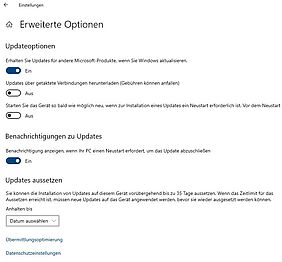 Windows 10 Updates aussetzen